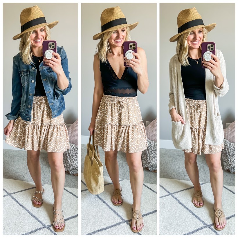 3 ways to wear a ruffled skirt for summer