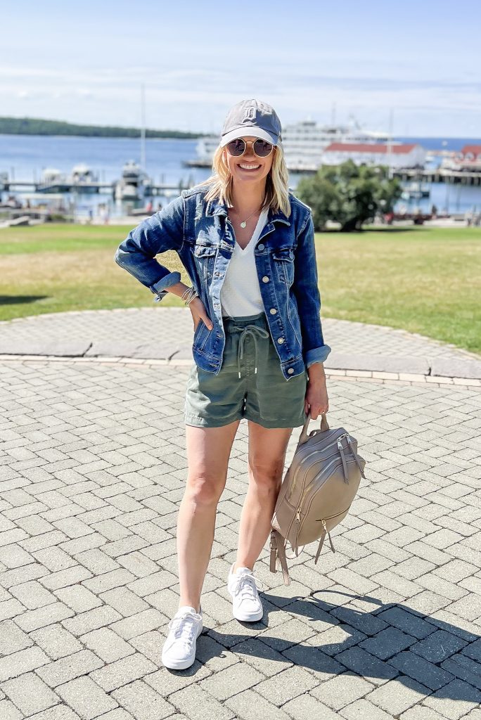 Mackinac Island outfit idea.