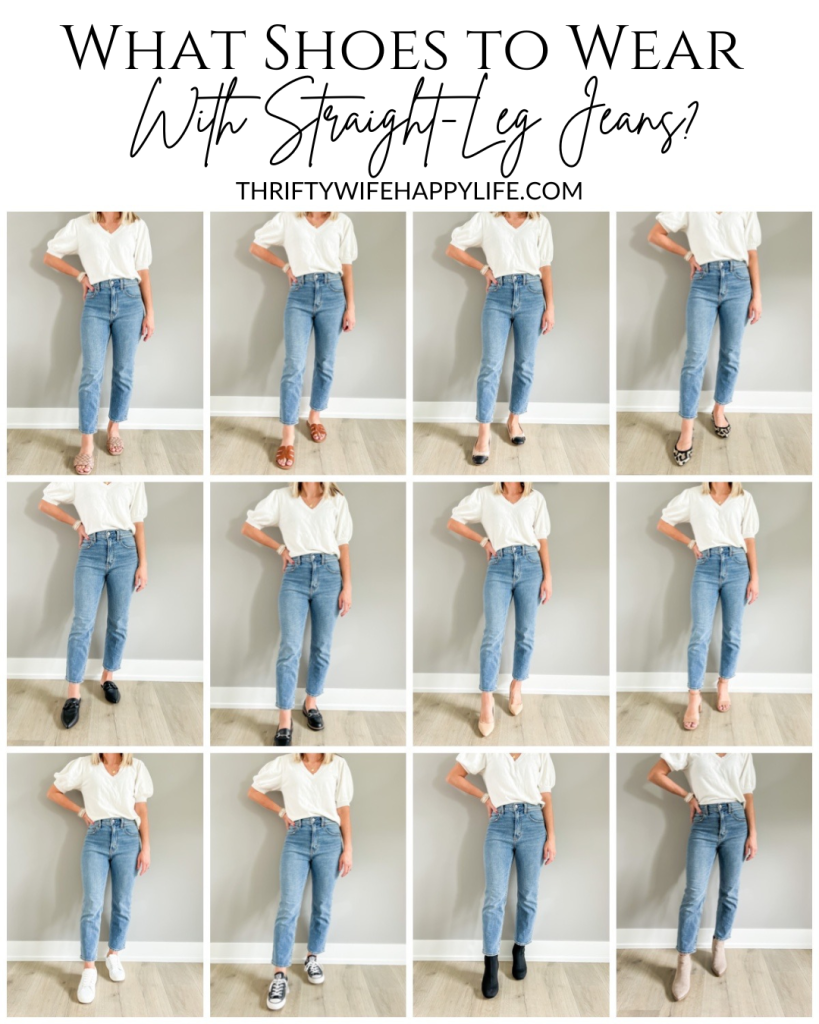 Modern* Straight Leg Jeans Outfits + Best Shoes To Wear