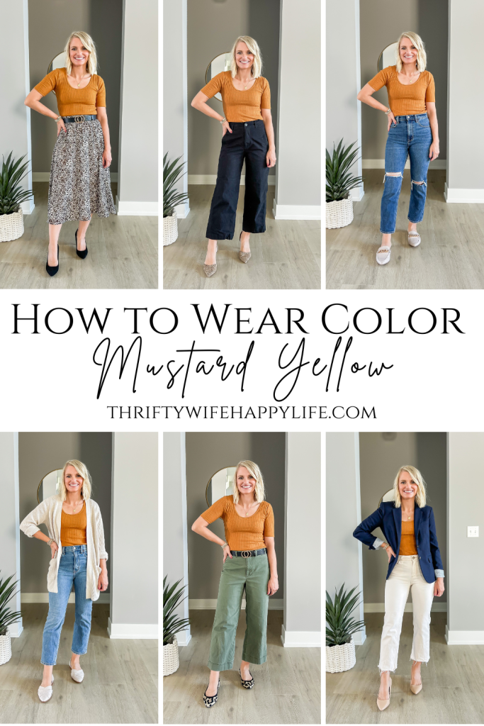 How to wear color- Mustard yellow