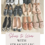 Shoes to wear with straight-leg jeans