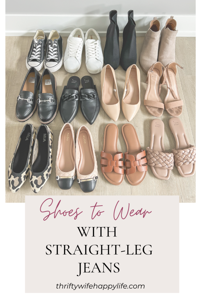 What Shoes to Wear With Straight Leg Jeans? - Thrifty Wife Happy Life