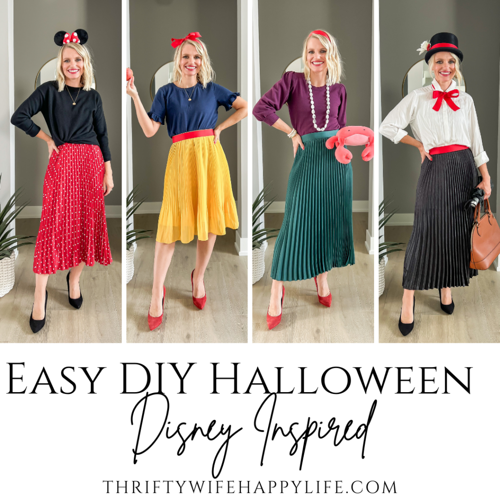 Disney Inspired Easy DIY Mom Halloween Costumes Thrifty Wife Happy Life