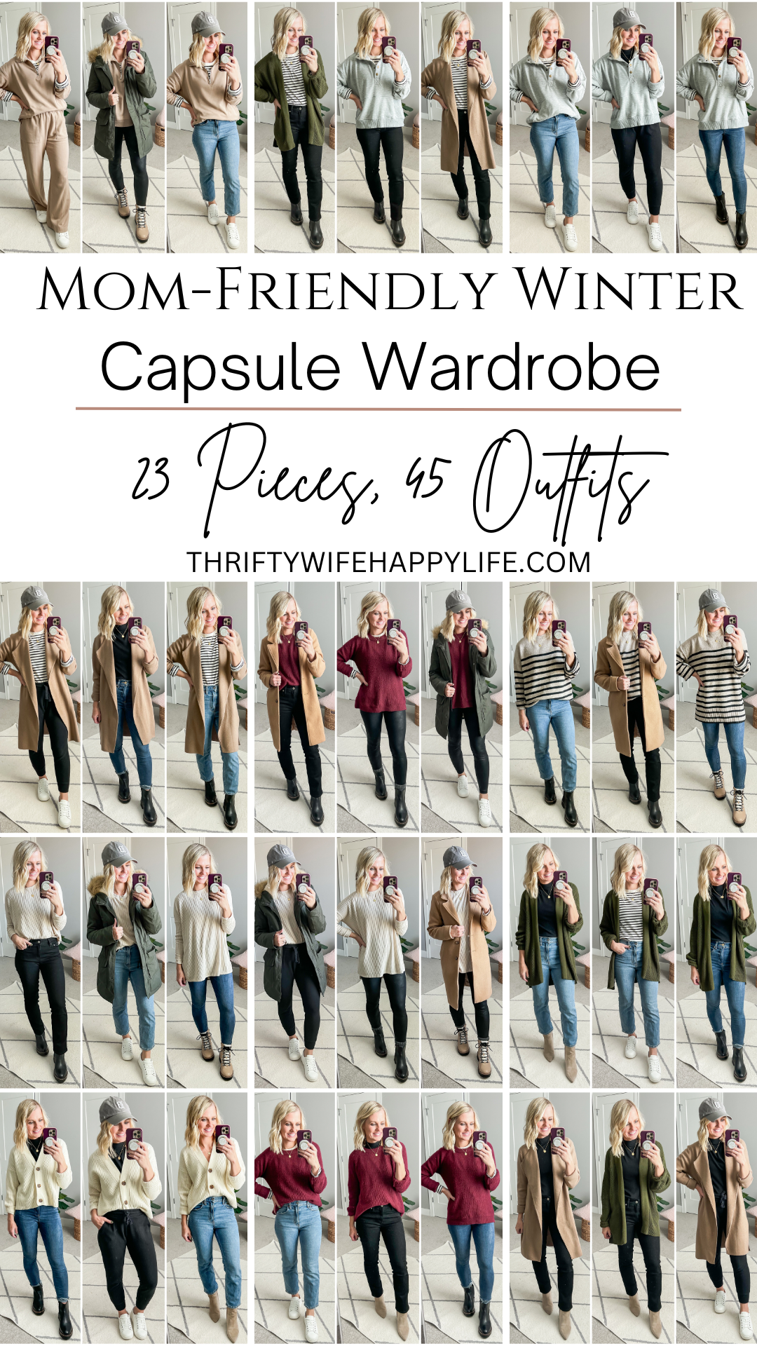 The Ultimate Mom Winter Capsule Wardrobe for 2023