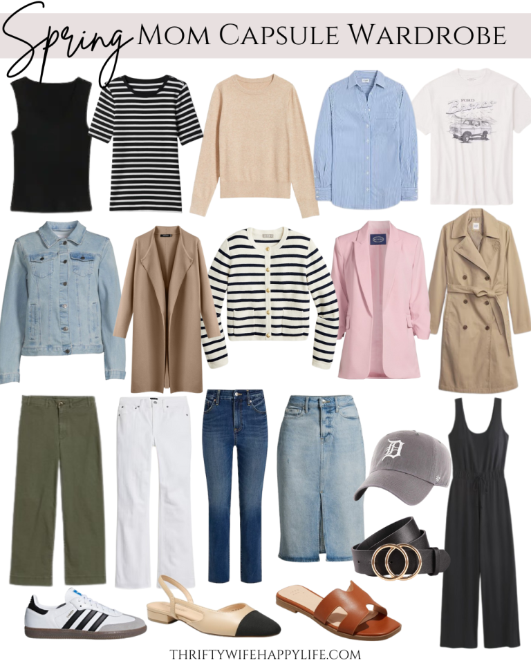 How to Build an Elevated Mom Spring Capsule Wardrobe - Thrifty Wife ...