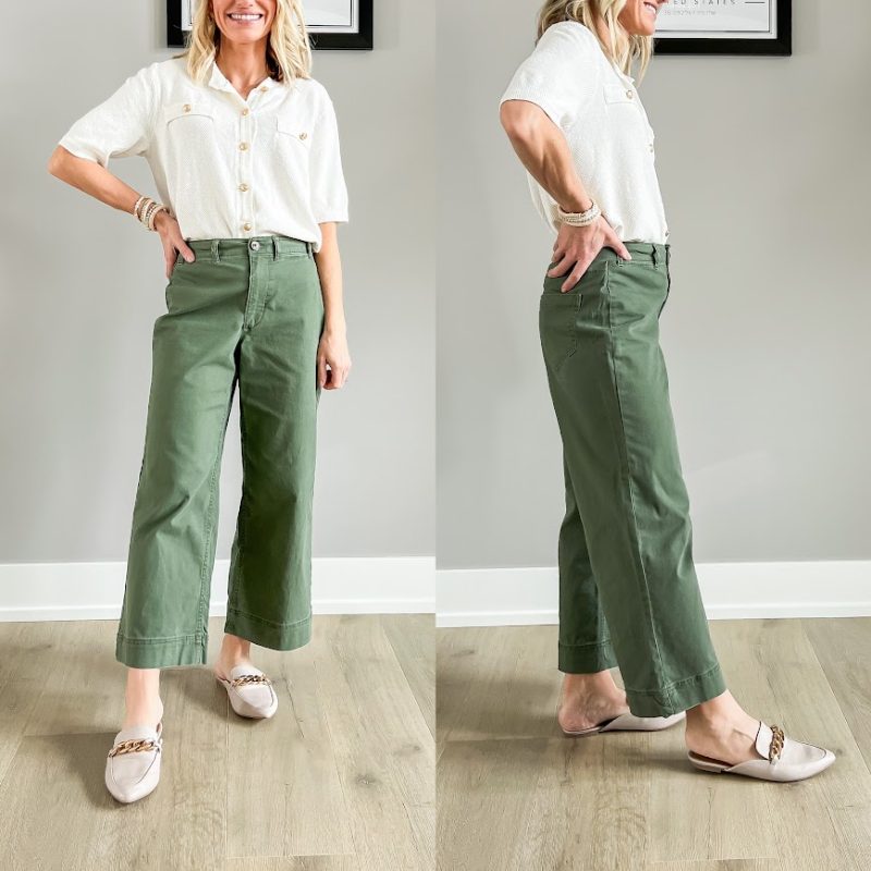 What Shoes to Wear with Cropped Wide-Leg Pants When You're Petite ...