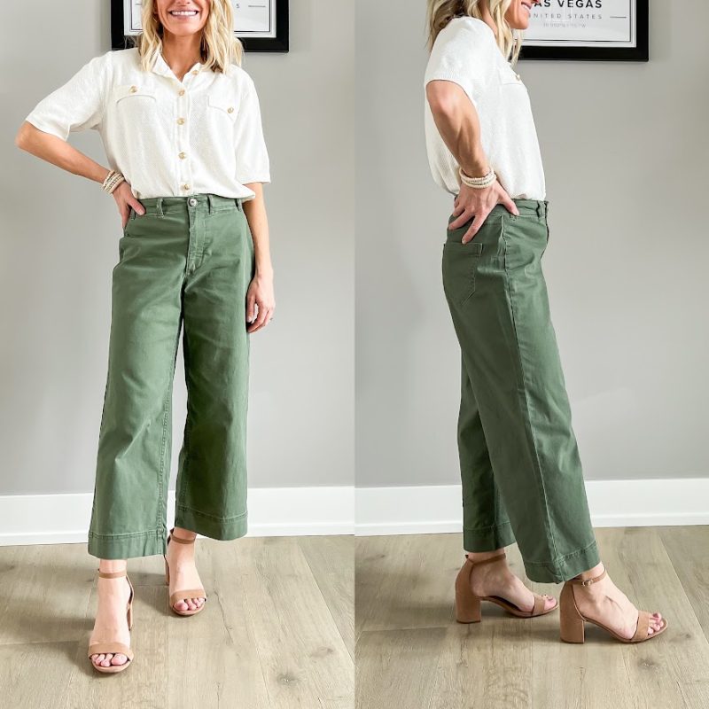 What Shoes to Wear with Cropped Wide-Leg Pants When You're Petite ...