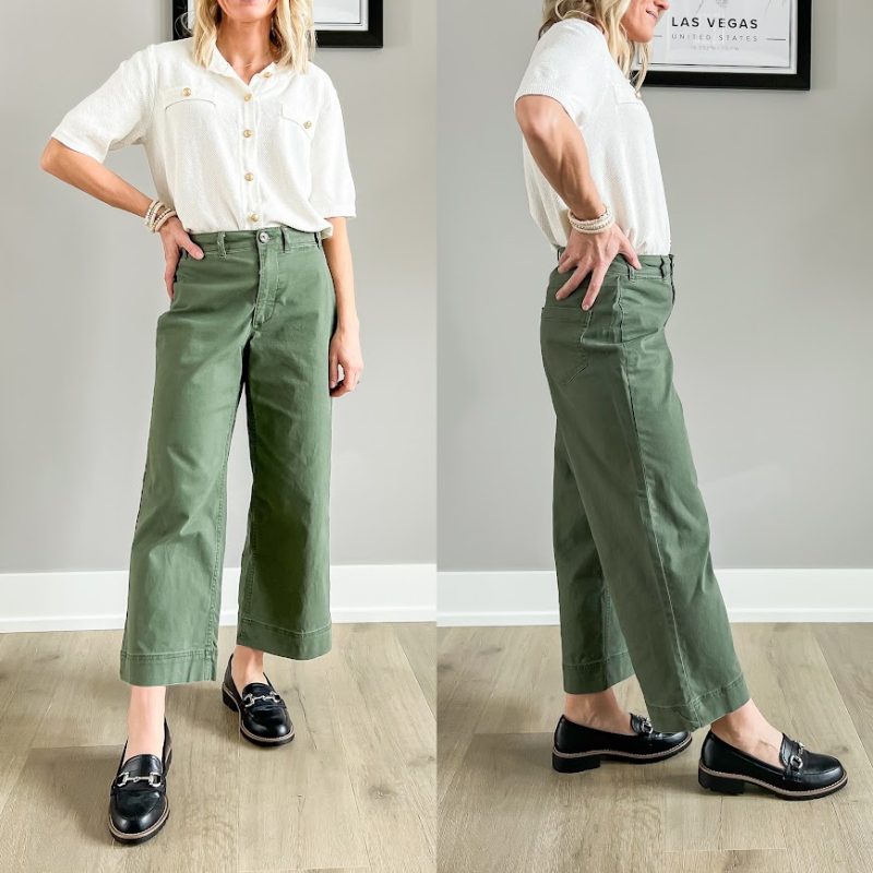 What Shoes to Wear with Cropped Wide-Leg Pants When You're Petite ...