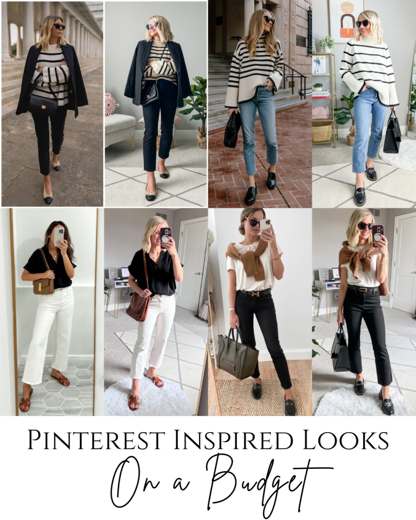 How to looks stylish on a budget with Pinterest inspiration. 
