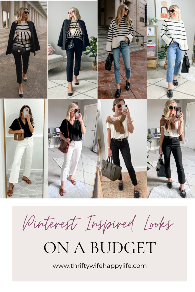 Recreating Pinterest inspired looks on a budget. 