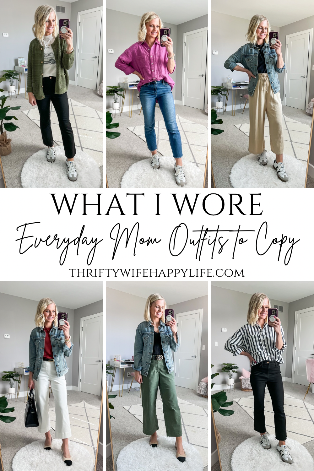 What I Wore: Everyday Spring Mom Outfits to Copy