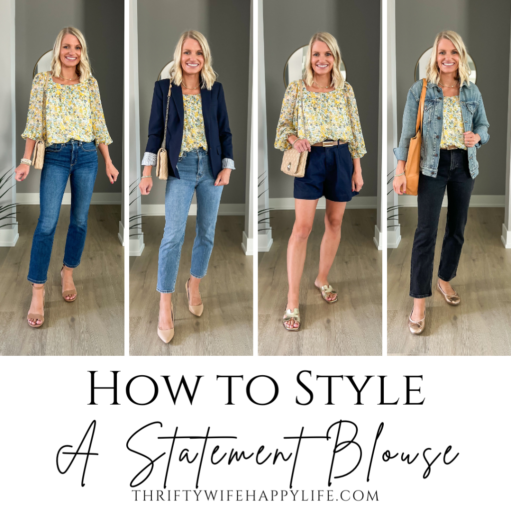 4 ways to style a statement blouse