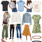 Fall teacher capsule wardrobe