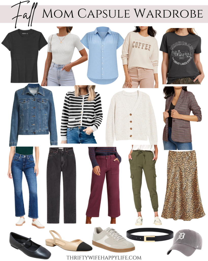 Fall Mom Capsule Wardrobe