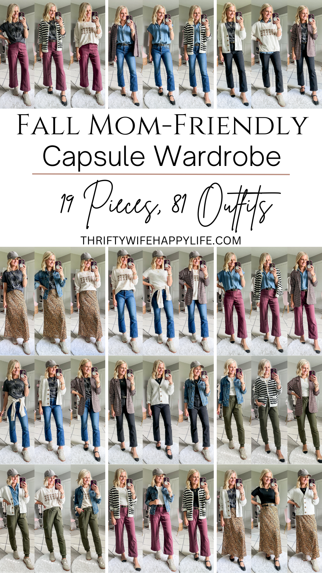 The Ultimate Mom Capsule Wardrobe for Fall 2024