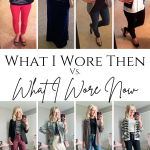 Updating outfits I wore then vs. now