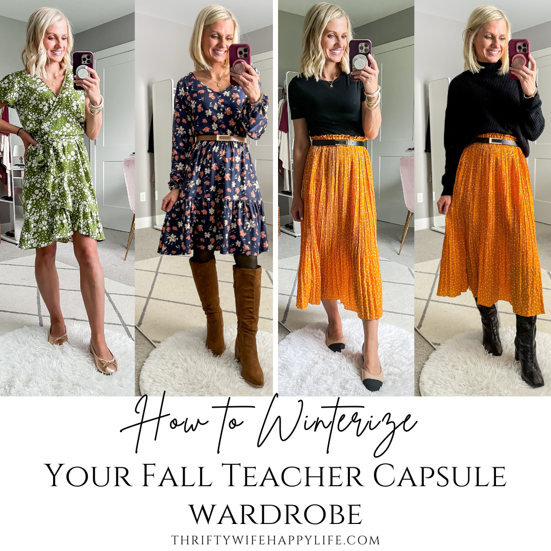 How to Winterize your Fall Teacher Capsule Wardrobe