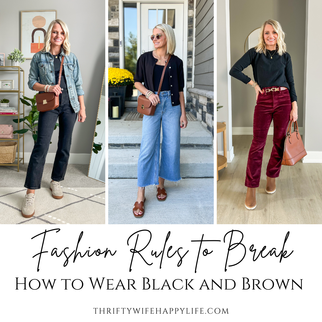 Fashion Rules to Break: How to Wear Black and Brown Together