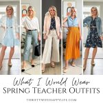 Spring teacher outfit ideas