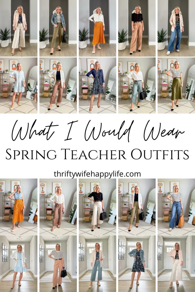 what i would wear Spring Teacher Outfits collage