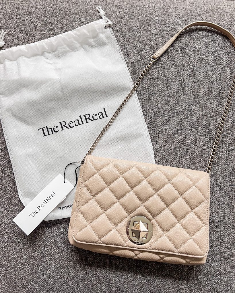 Thrifted Kate Spade purse from the Real Real