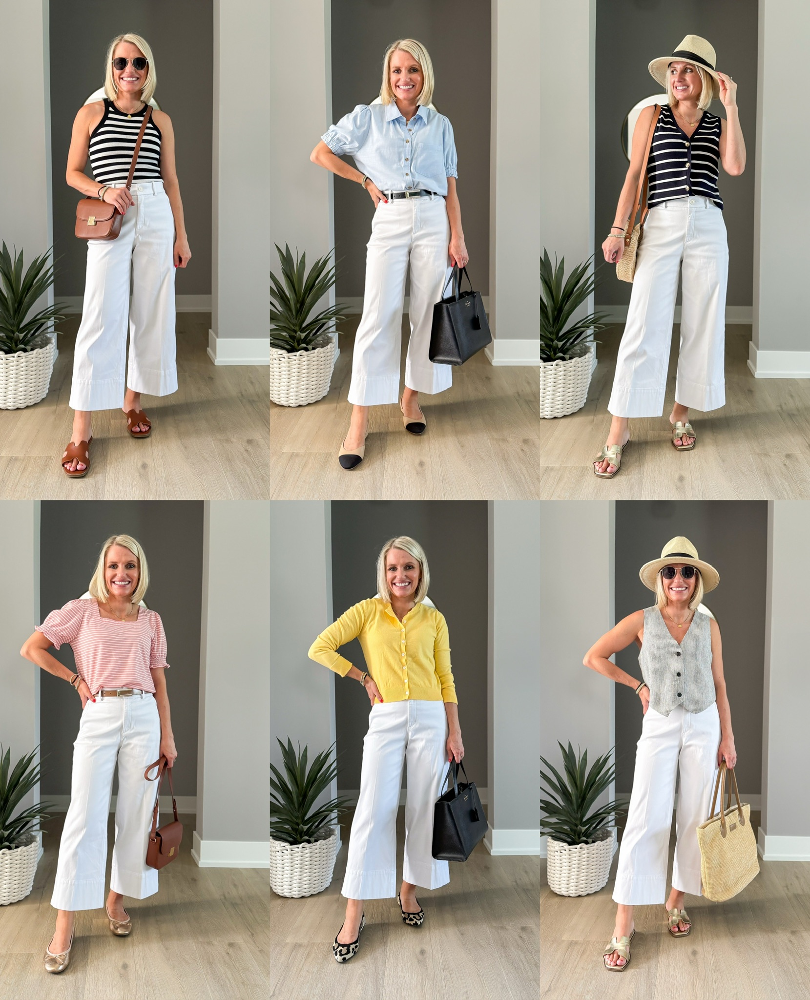 How to Wear Spanx Cropped Wide-Leg Pants