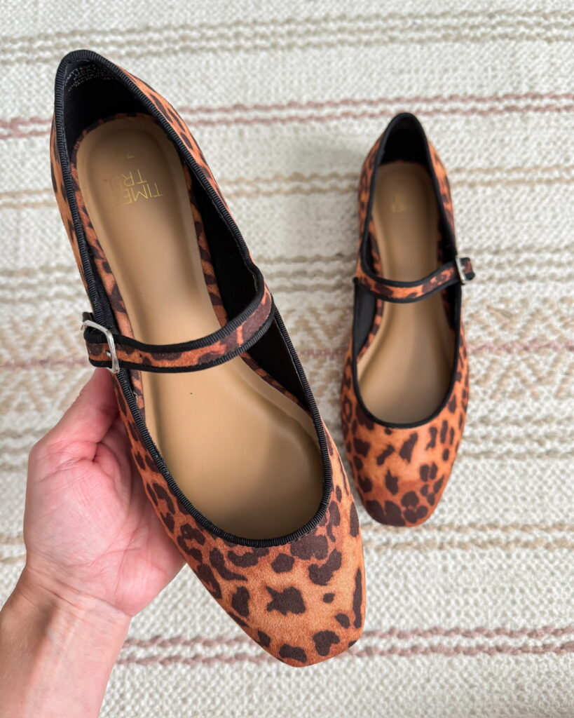 fall wardrobe refresh leopard flats