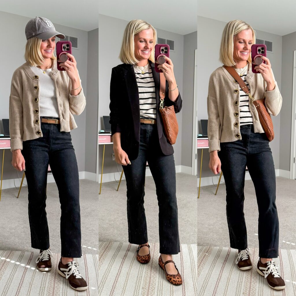 fall capsule wardrobe outfit ideas for moms
