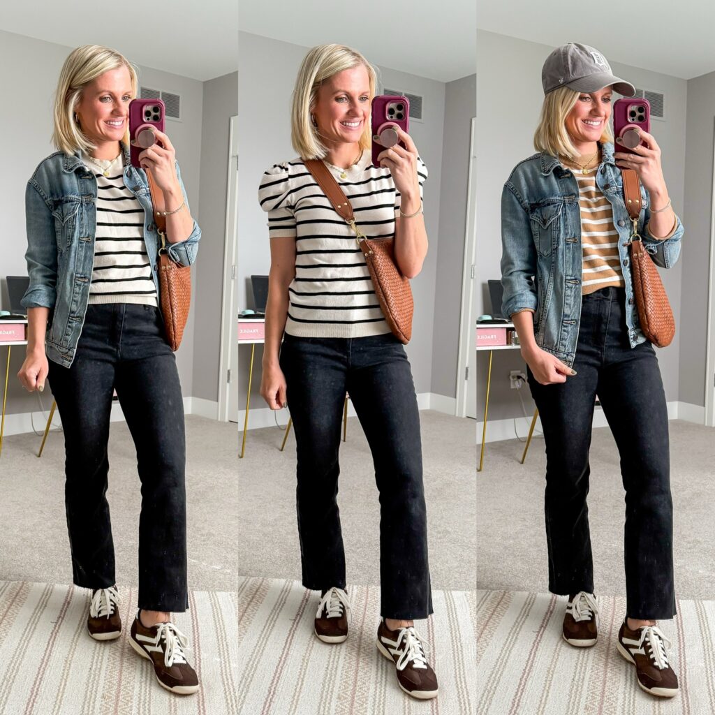 fall capsule wardrobe three outfit ideas for moms
