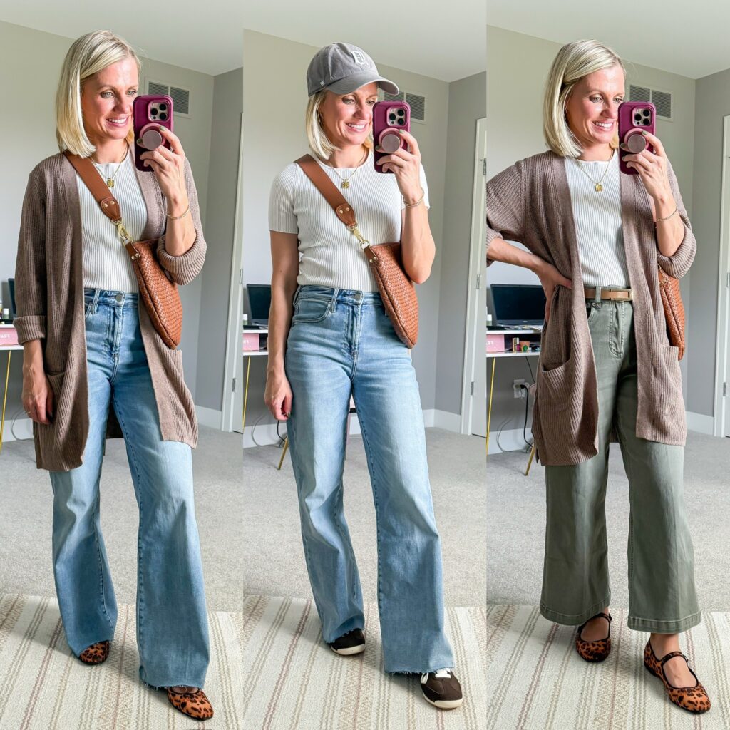 fall capsule wardrobe 2025 for moms outfit ideas