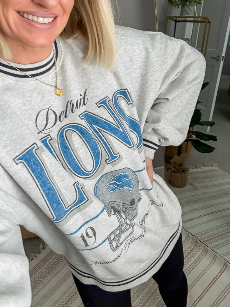 detriot lions sweatshirt from Abercrombie
