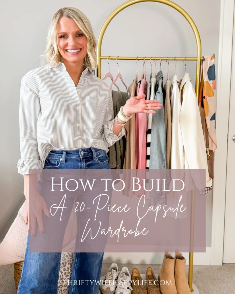 how to build your own 20 piece capsule wardrobe