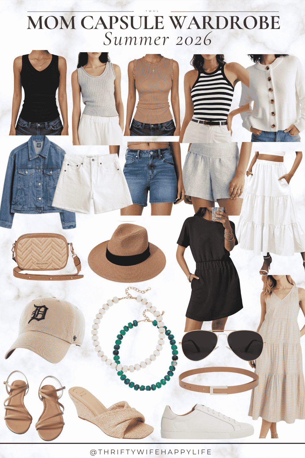 Elevated Mom-Friendly Summer Capsule Wardrobe 2026