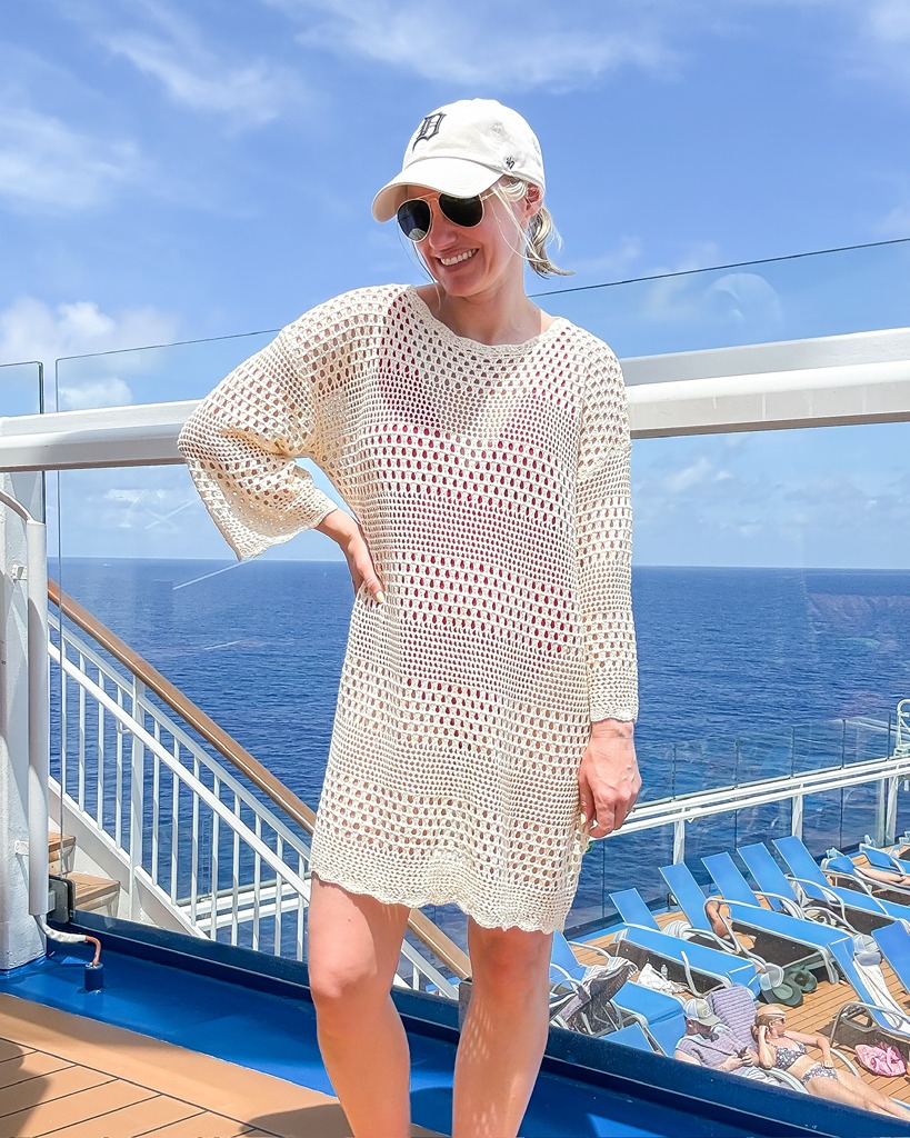 Swimsuit coverup for cruise