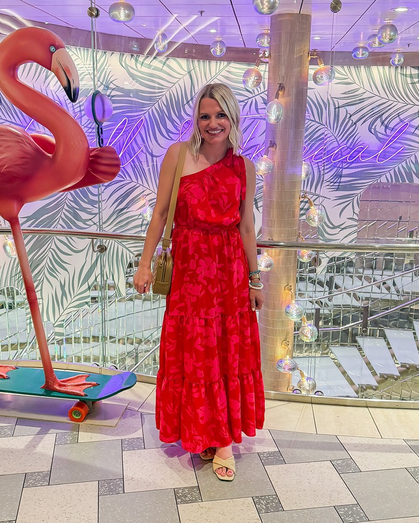Caribbean cruise maxi dress