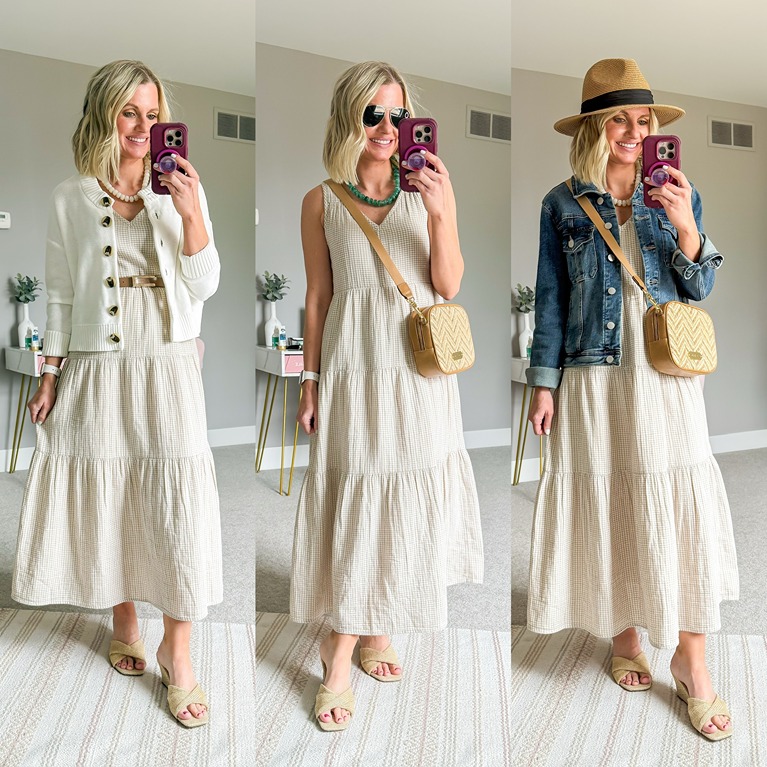 summer 2026 outfit ideas with a maxi dress
