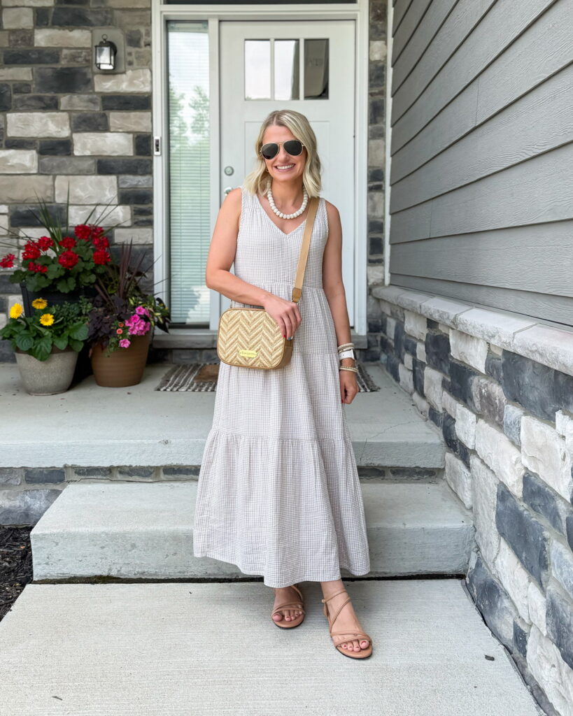easy summer outfit maxi dress