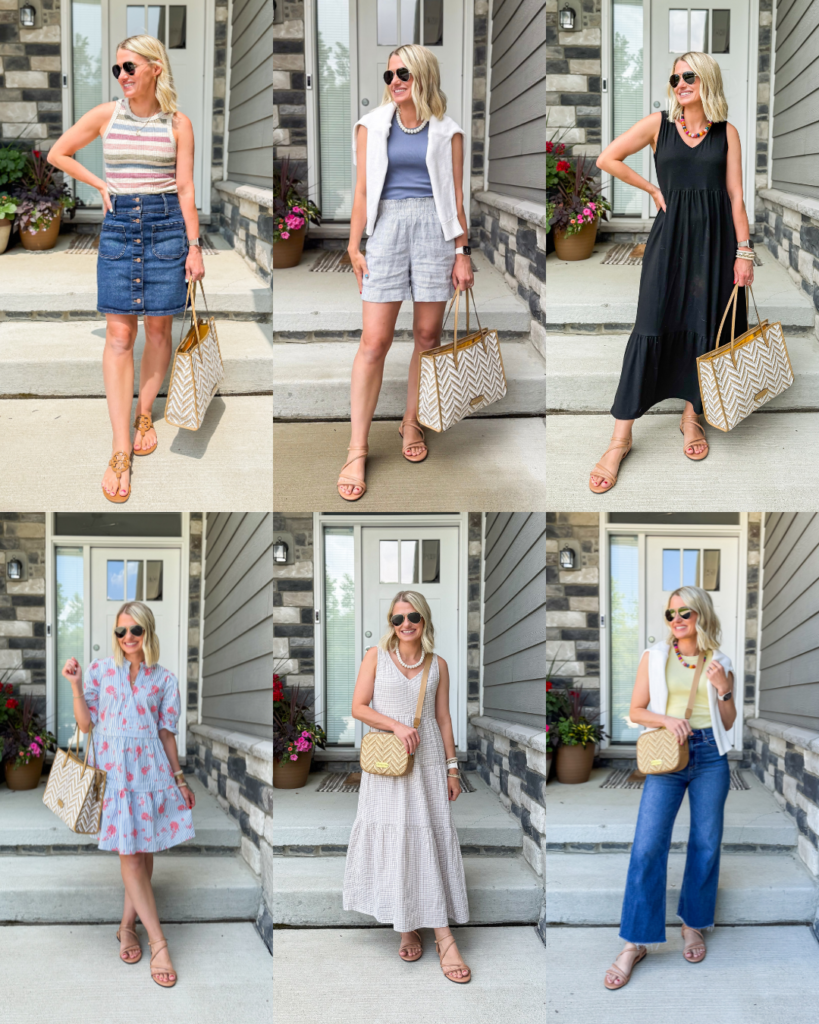6 easy mom summer outfit ideas. 