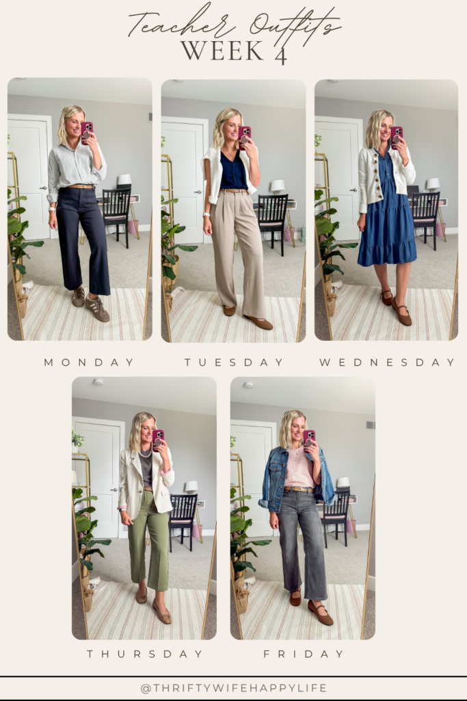 teacher capsule wardrobe