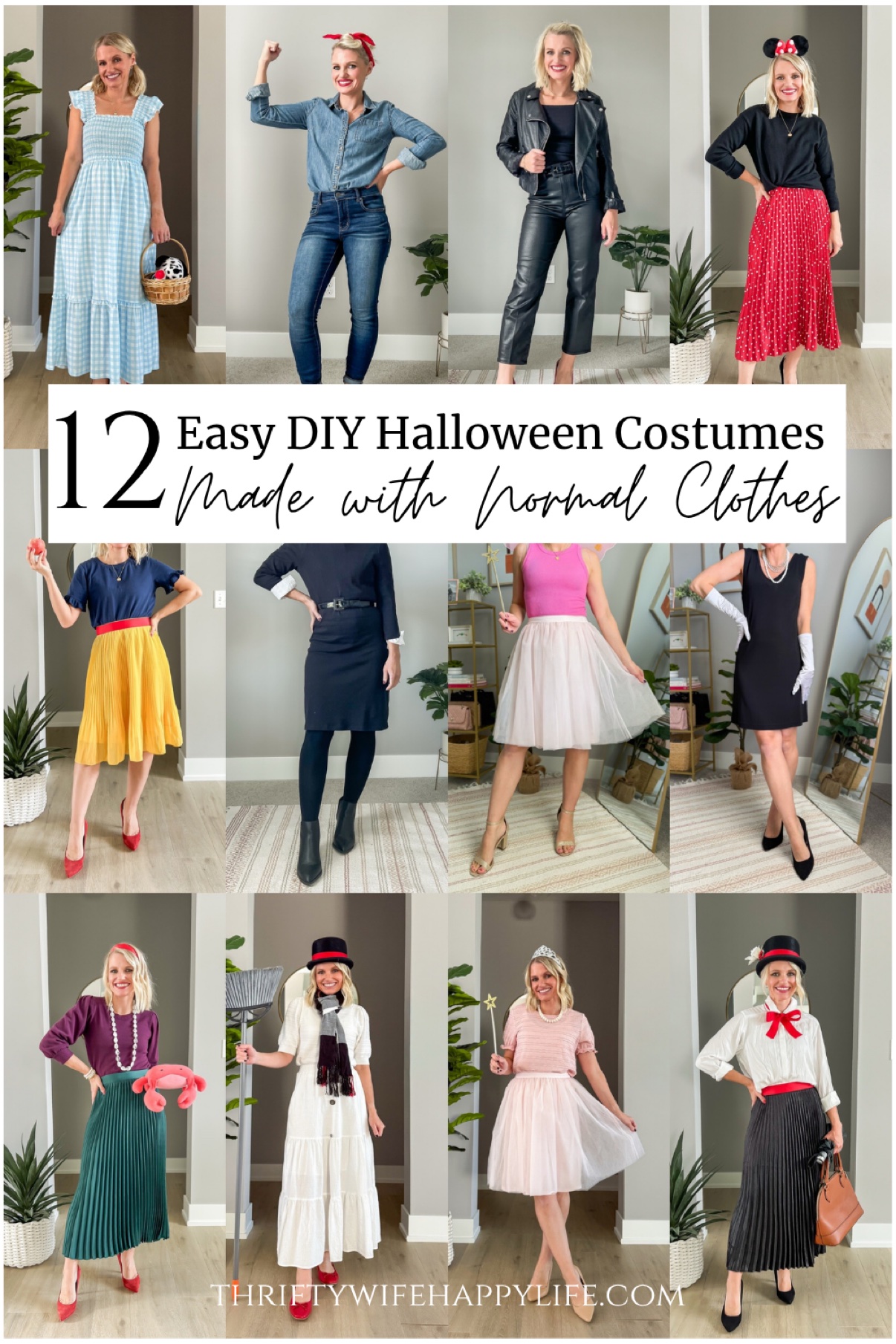 12 Easy DIY Halloween Costumes Made With Normal Clothes