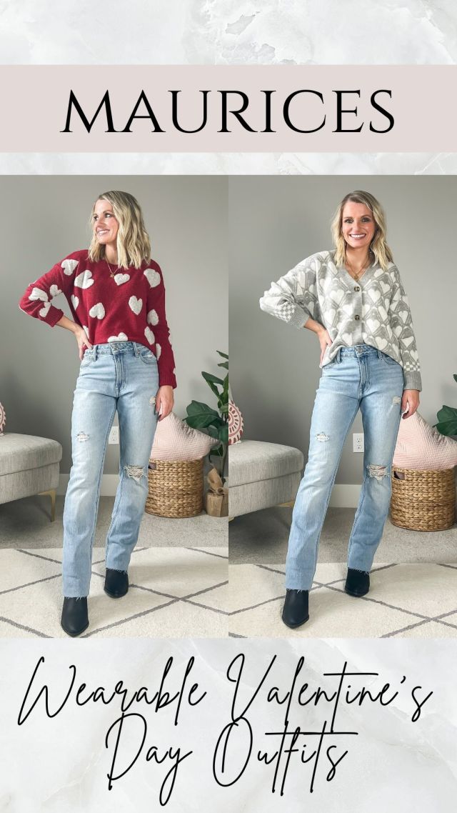 How to Style Straight-Leg Jeans in Winter - Thrifty Wife Happy Life